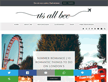 Tablet Screenshot of itsallbee.com